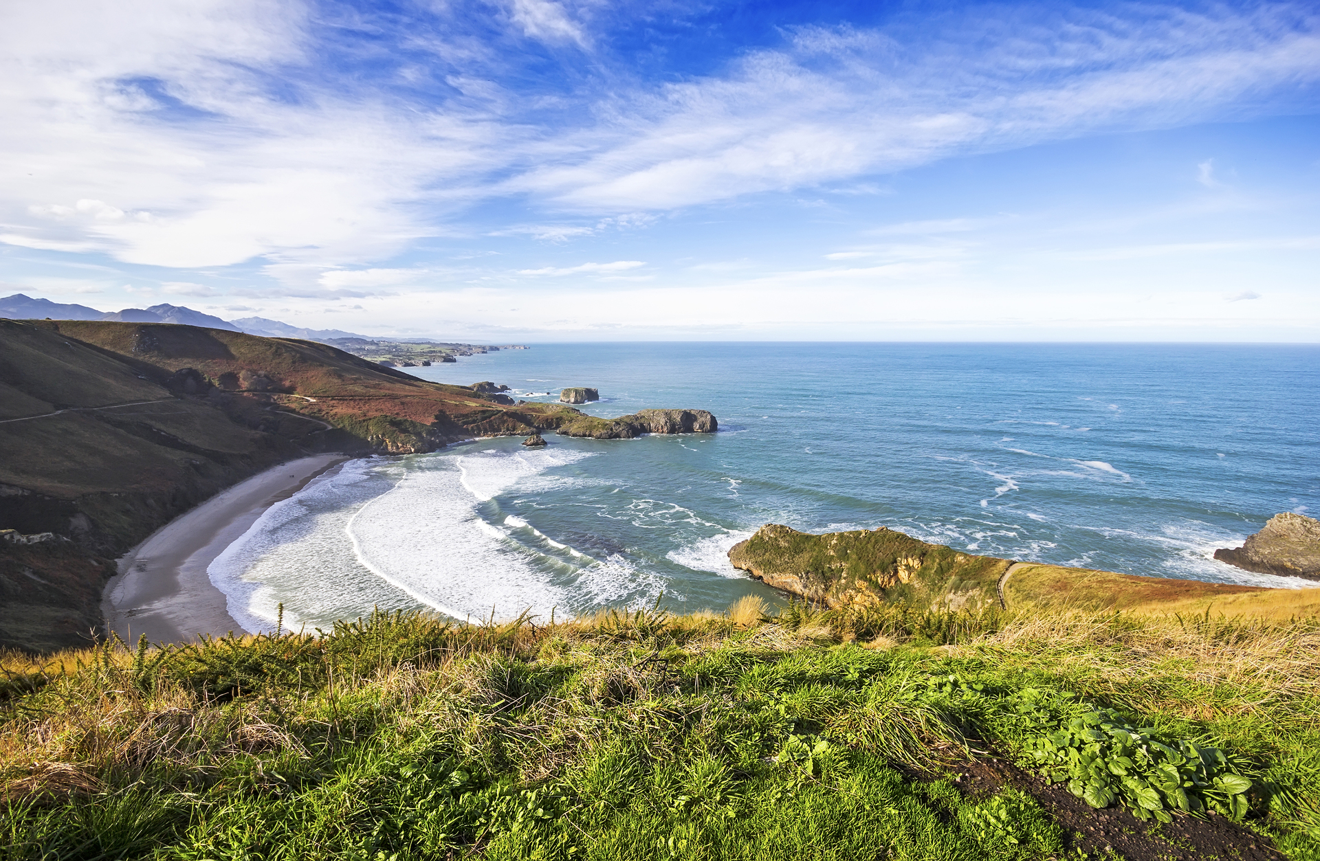 Torimbia Beach, Spain